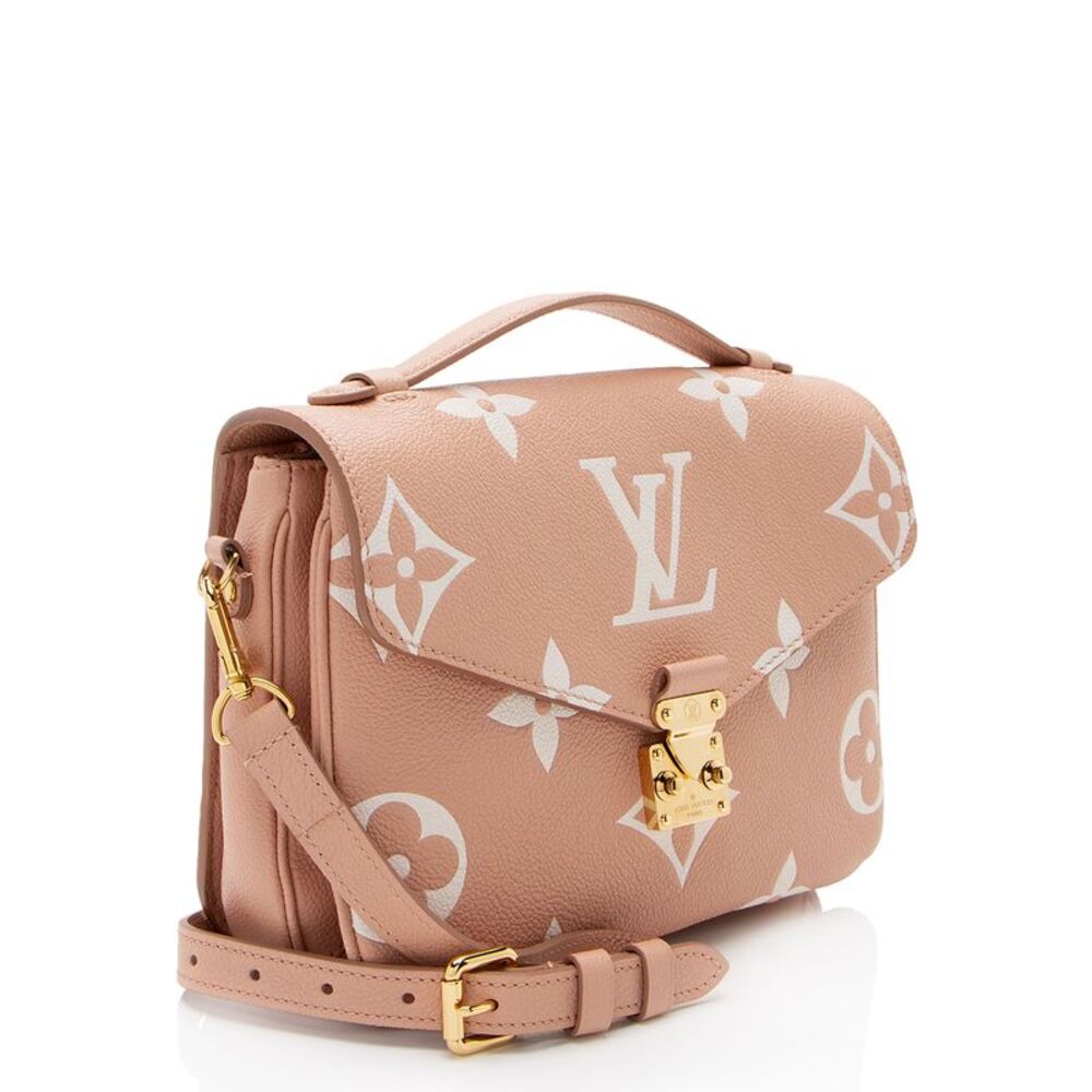 Louis Vuitton Giant Monogram Empreinte Bicolor Pochette Metis Shoulder Bag - Picture 2 of 13